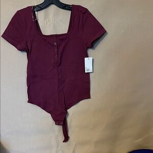 Kohl's Purple Fitted Bodysuit